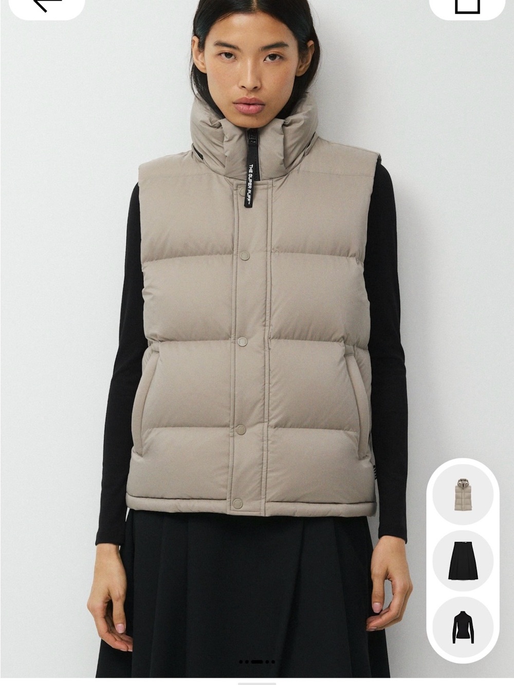 Aritzia super Puff Vest climatte -